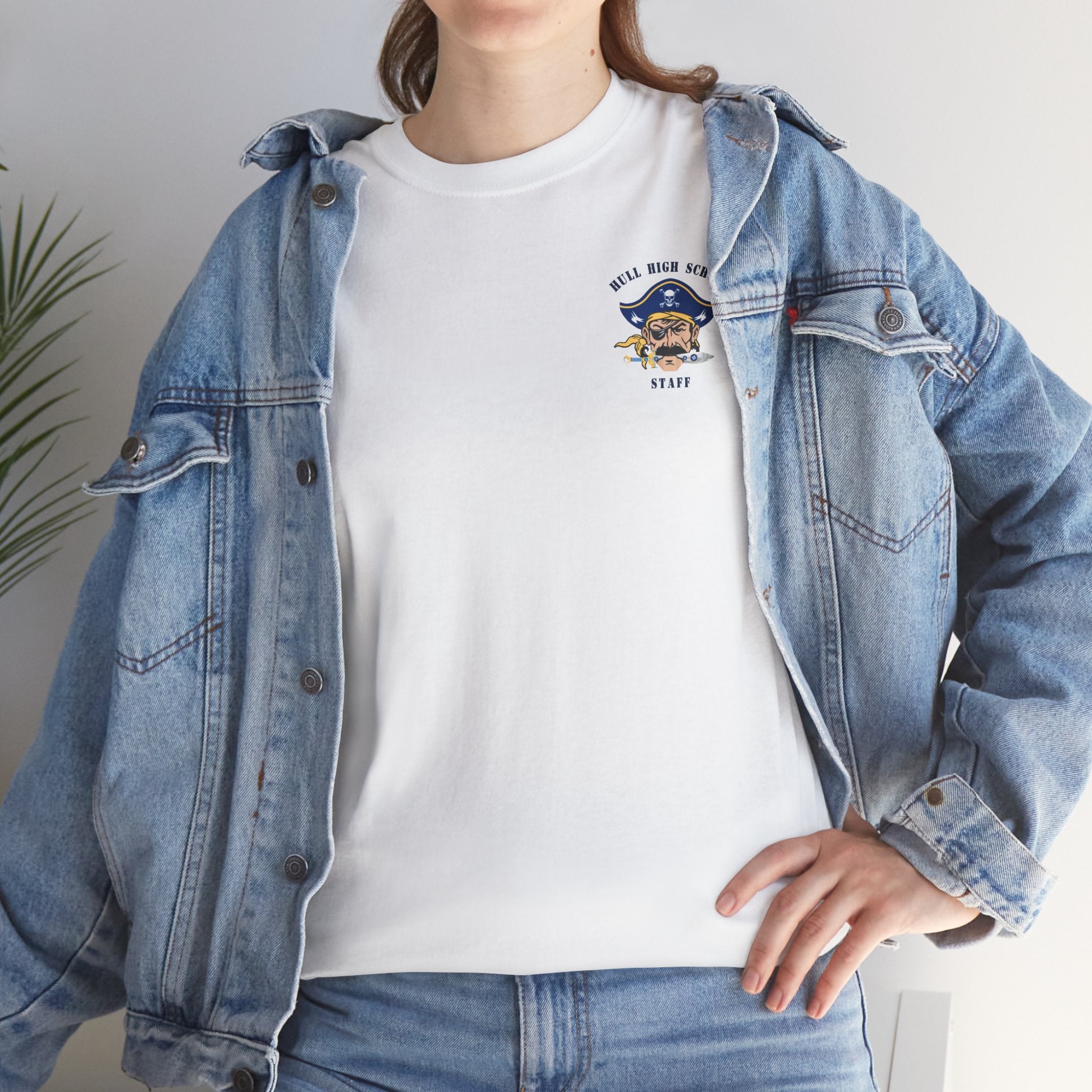 Hull High School - Hull Pirates - Adult Cotton T-Shirt