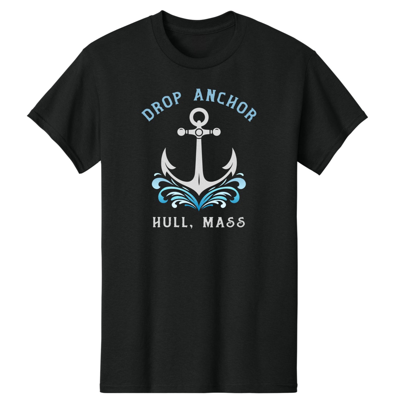 Drop Anchor - Kids Cotton T-Shirts - Hull, MA