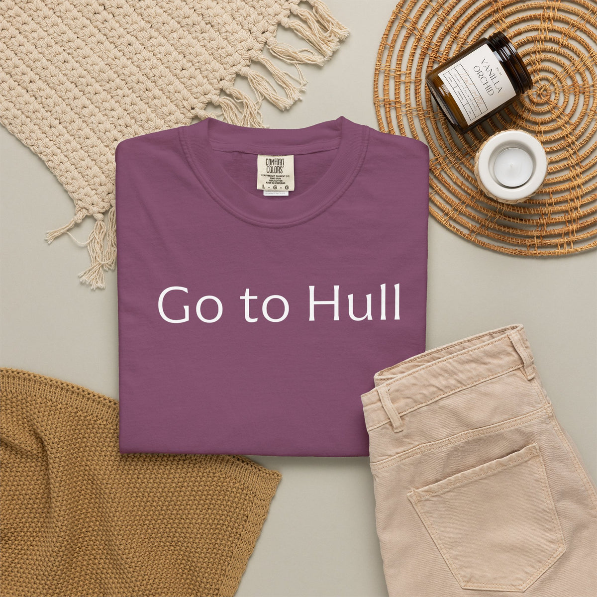 Go to Hull - Comfort Colors Brand Unisex T-Shirt