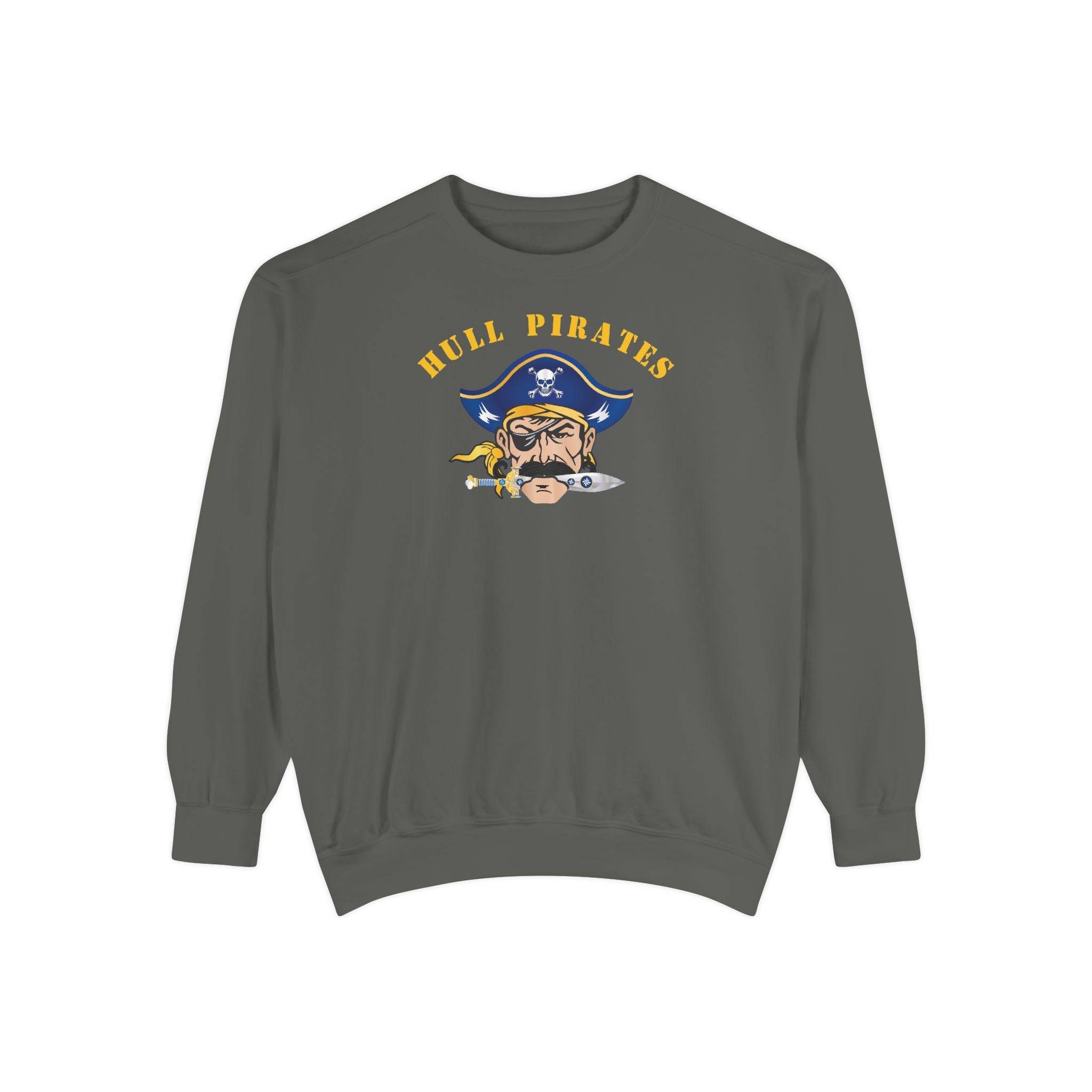 Hull Pirates - Adult Garment Dyed Sweatshirt - Comfort Colors Brand