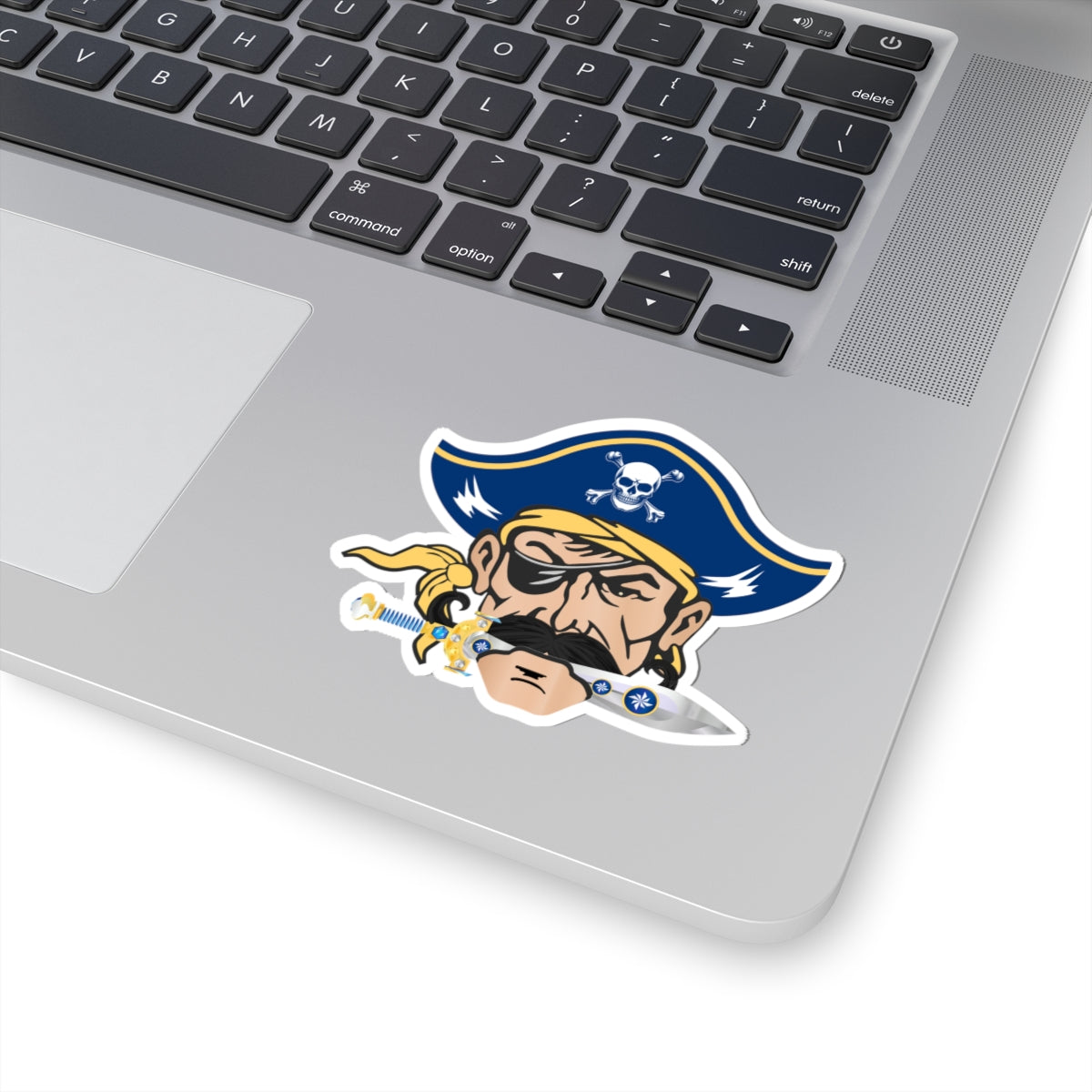 Hull Pirate - Kiss-Cut Sticker Decal for Laptops, Water Bottles & Gear