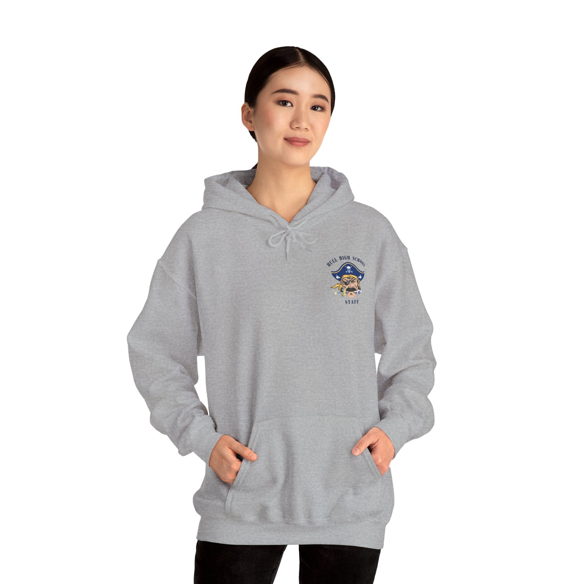 Hull High School - Hull Pirates - Adult Fleece Pullover Hoodie