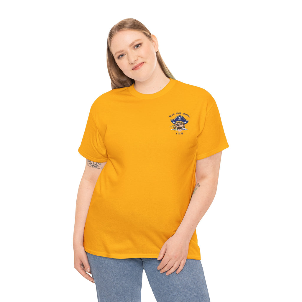 Hull High School - Hull Pirates - Adult Cotton T-Shirt