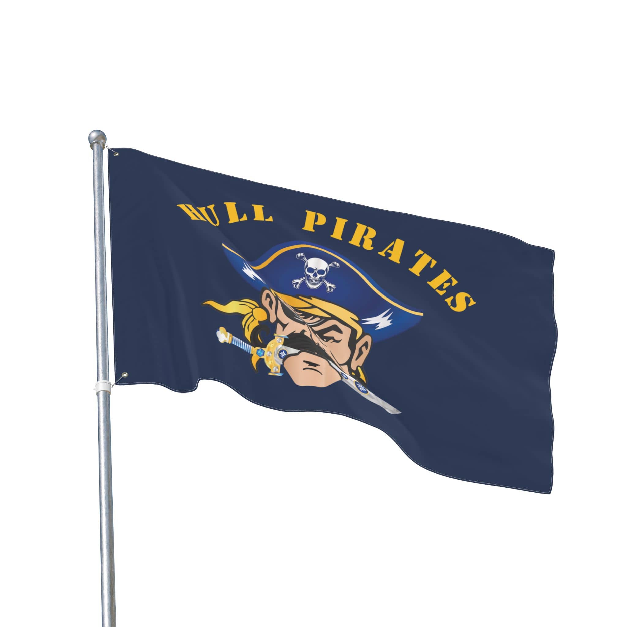 Hull Pirates Double-Sided Outdoor Flag