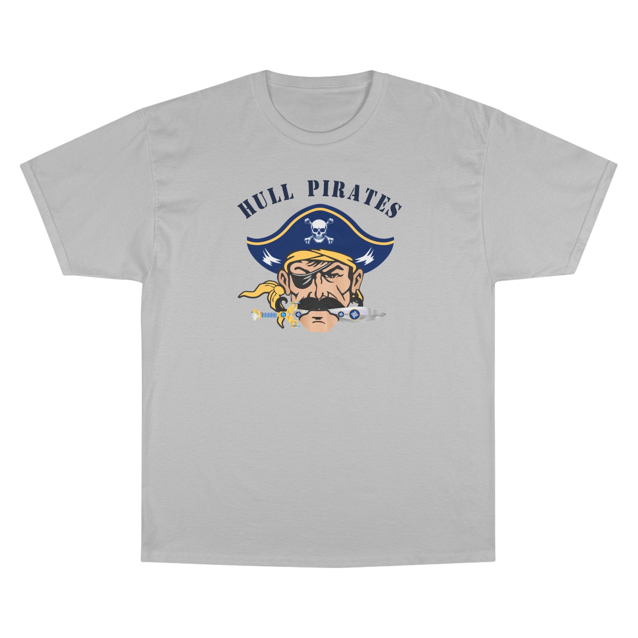 Hull Pirates – Champion Adult Cotton T‑Shirt, Optional Name/Number Personalization