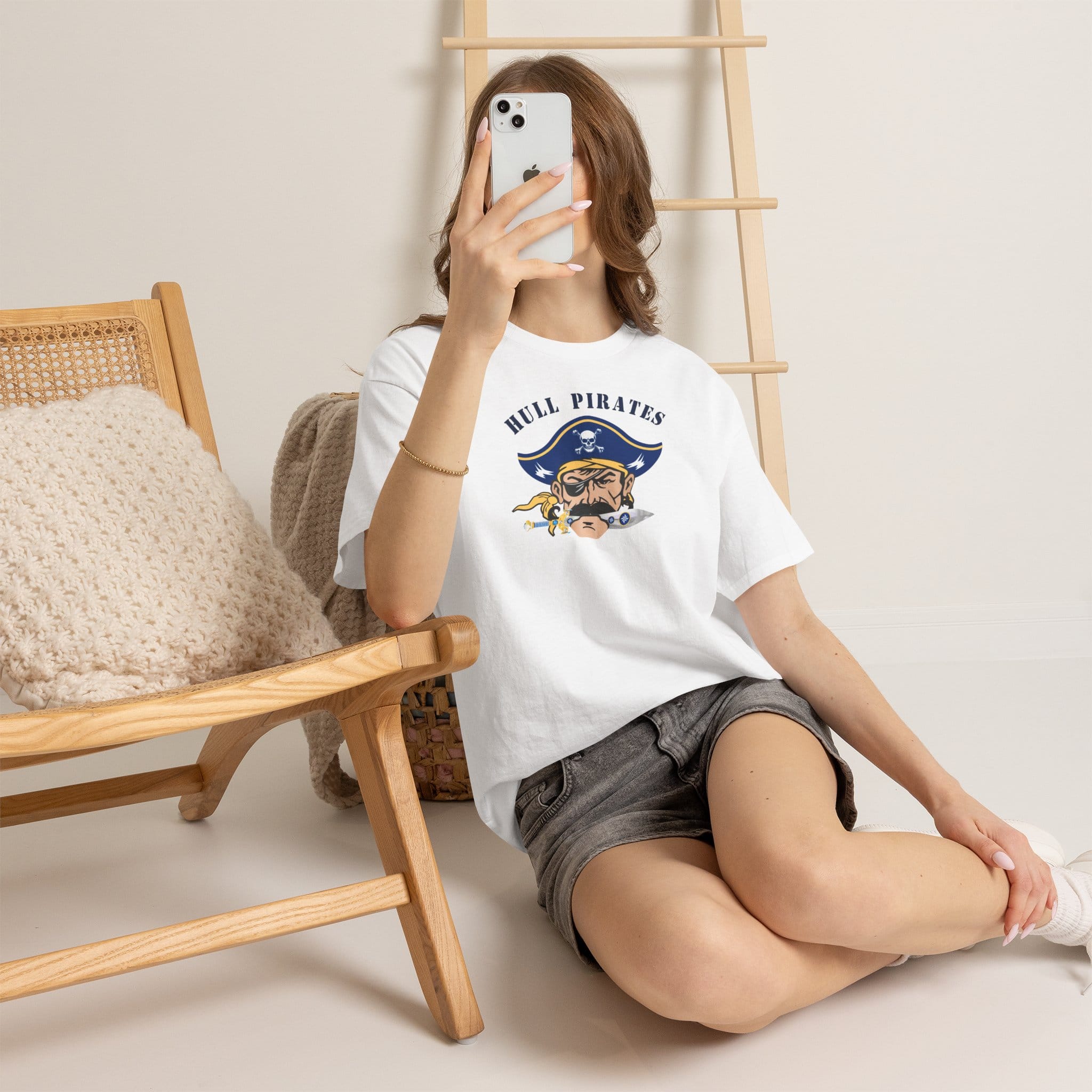 Hull Pirates - Adult Cotton T-Shirt, Optional Name/Number Personalization