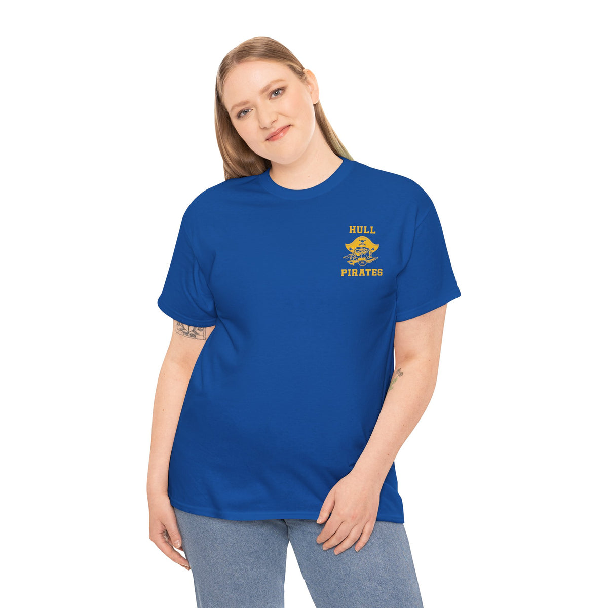 Vintage Hull Pirates - Adult Cotton T-Shirt