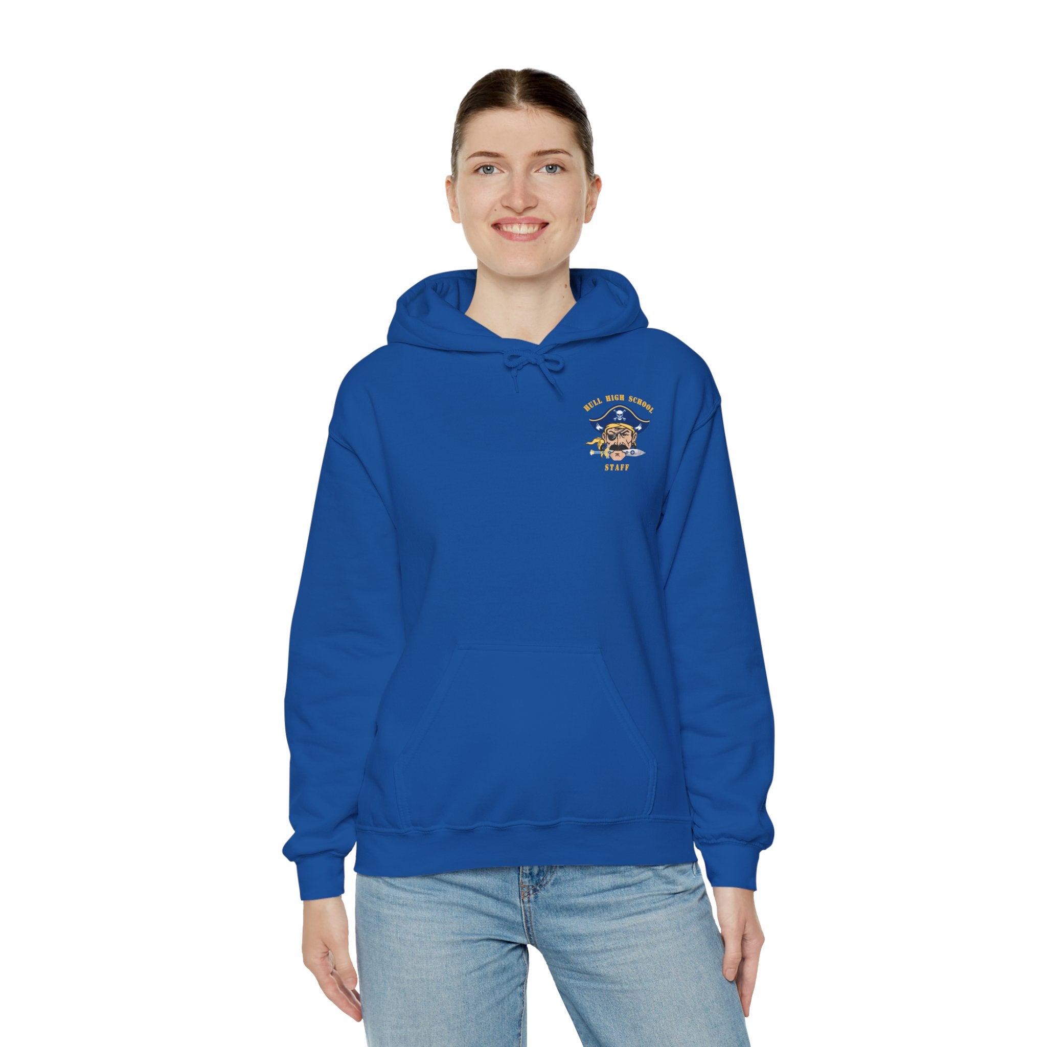 Hull High School - Hull Pirates - Adult Fleece Pullover Hoodie
