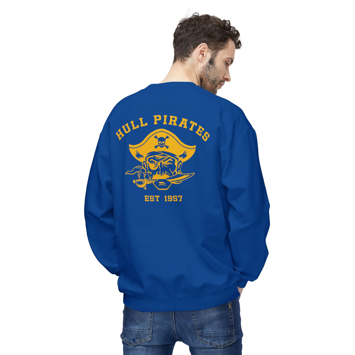 Hull High School - Hull Pirates - Adult Crewneck Sweatshirt
