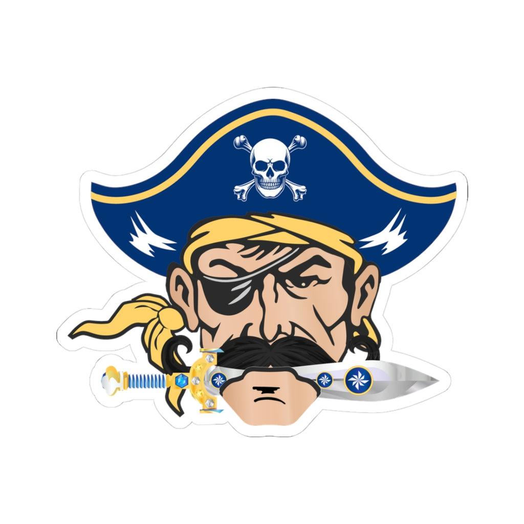 Hull Pirate - Kiss-Cut Sticker Decal for Laptops, Water Bottles & Gear