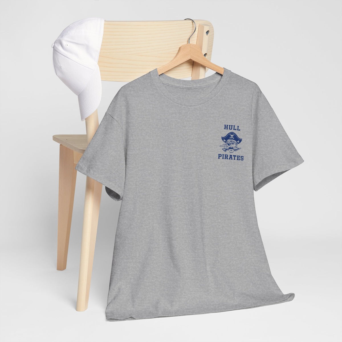 Vintage Hull Pirates - Adult Cotton T-Shirt
