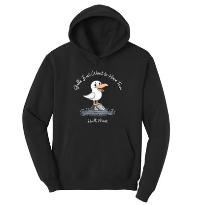 Gulls Just Want to Have Fun  – Adult Fleece Hoodie - Hull, MA