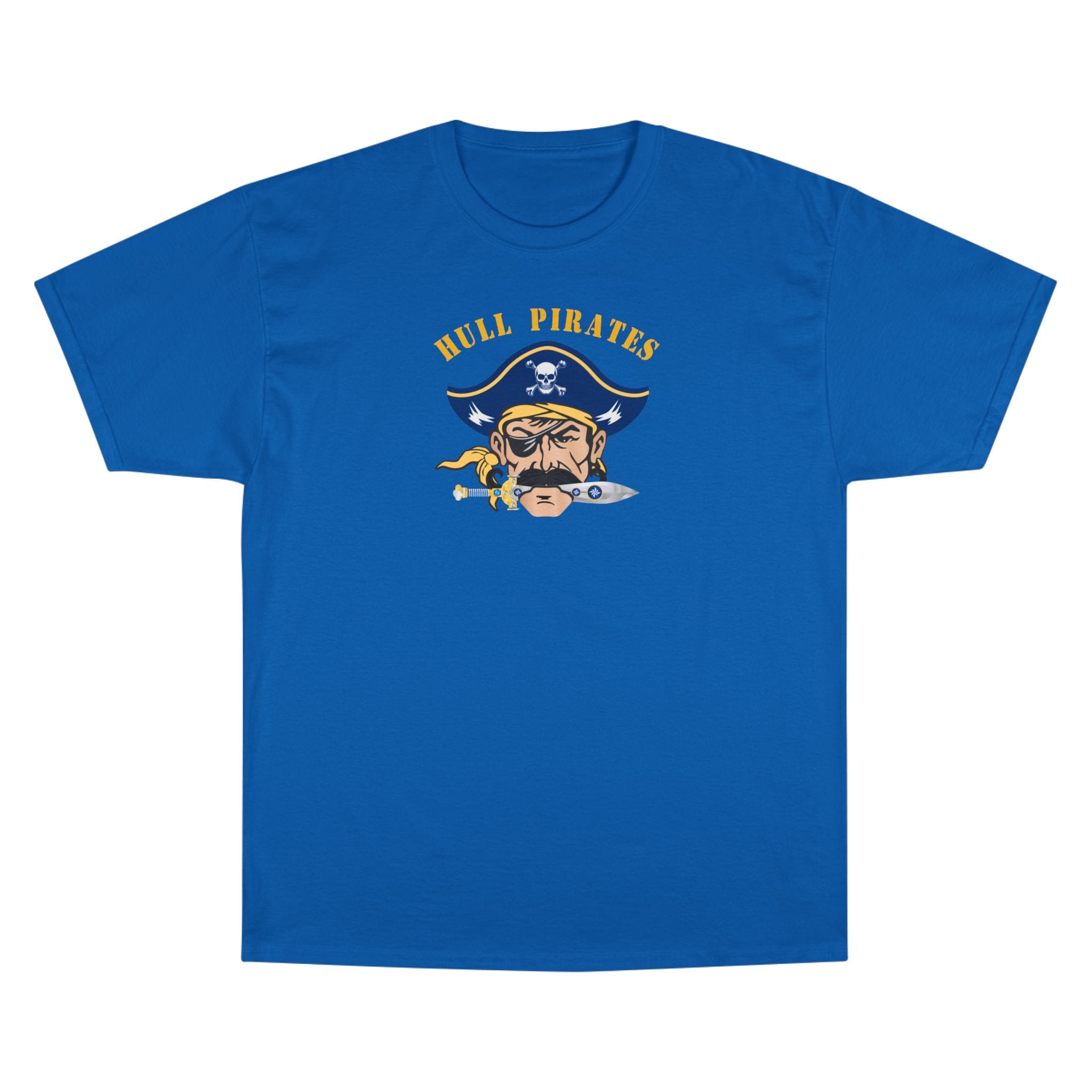 Hull Pirates – Champion Adult Cotton T‑Shirt, Optional Name/Number Personalization