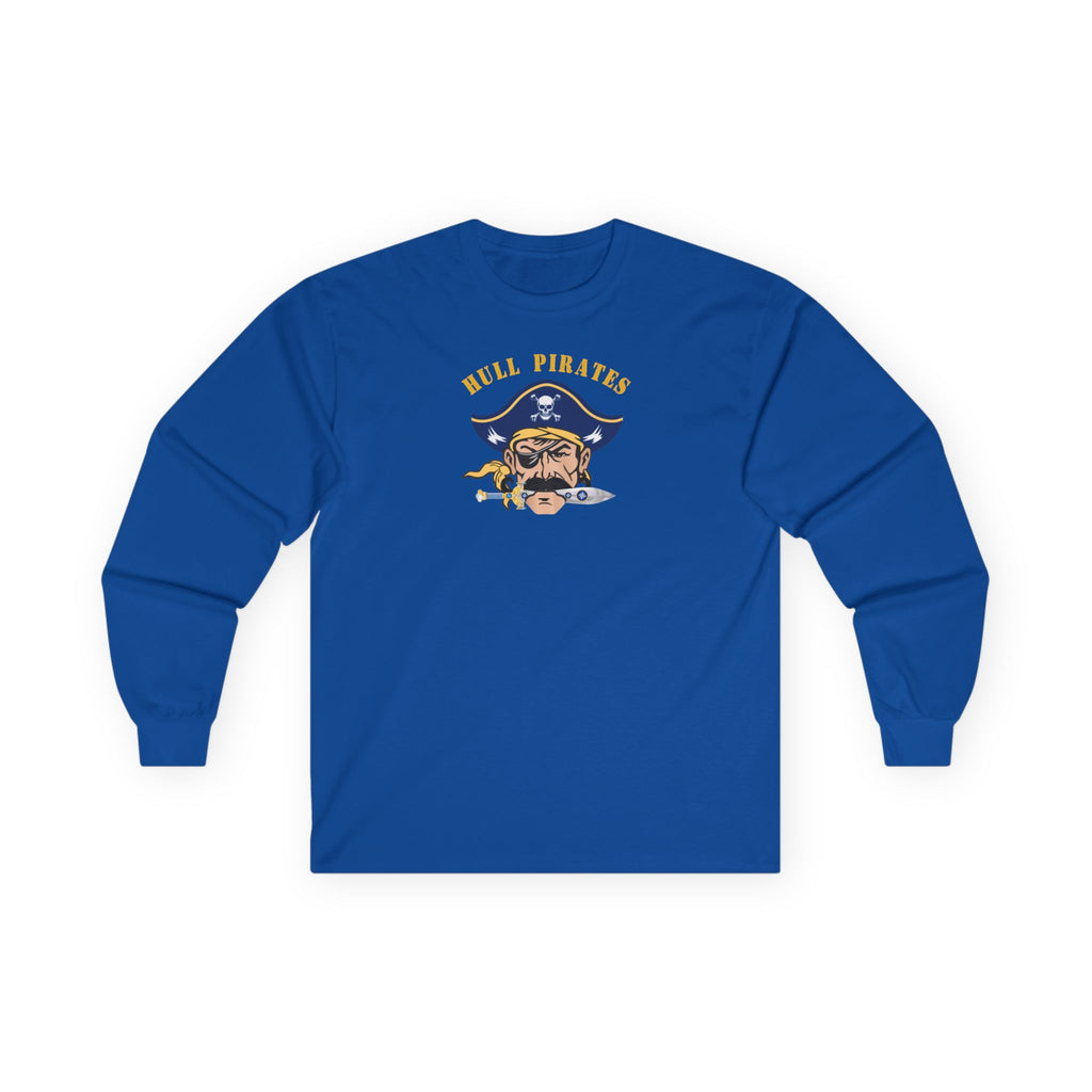 Hull Pirates - Adult Cotton Long Sleeve T-Shirt