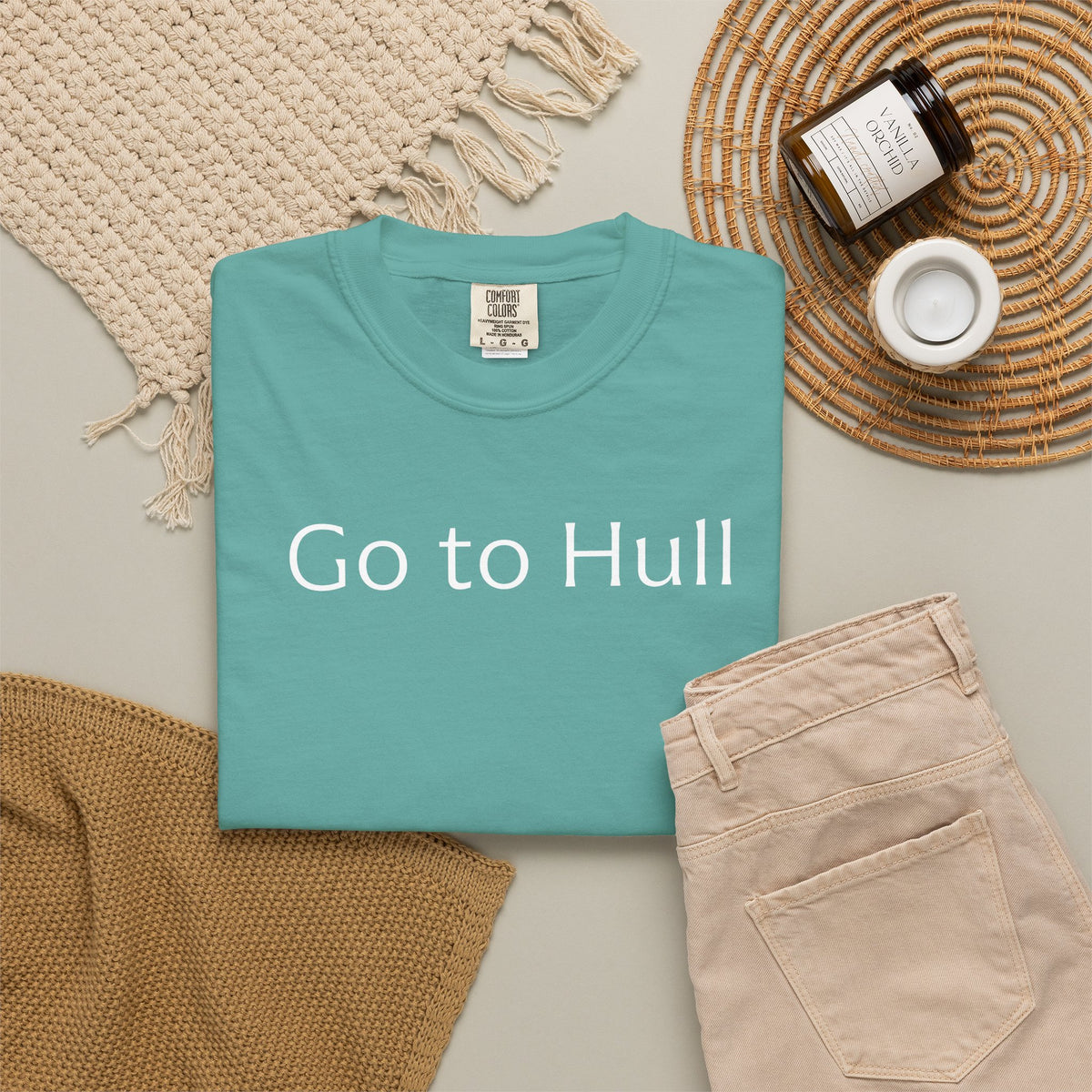 Go to Hull - Comfort Colors Brand Unisex T-Shirt