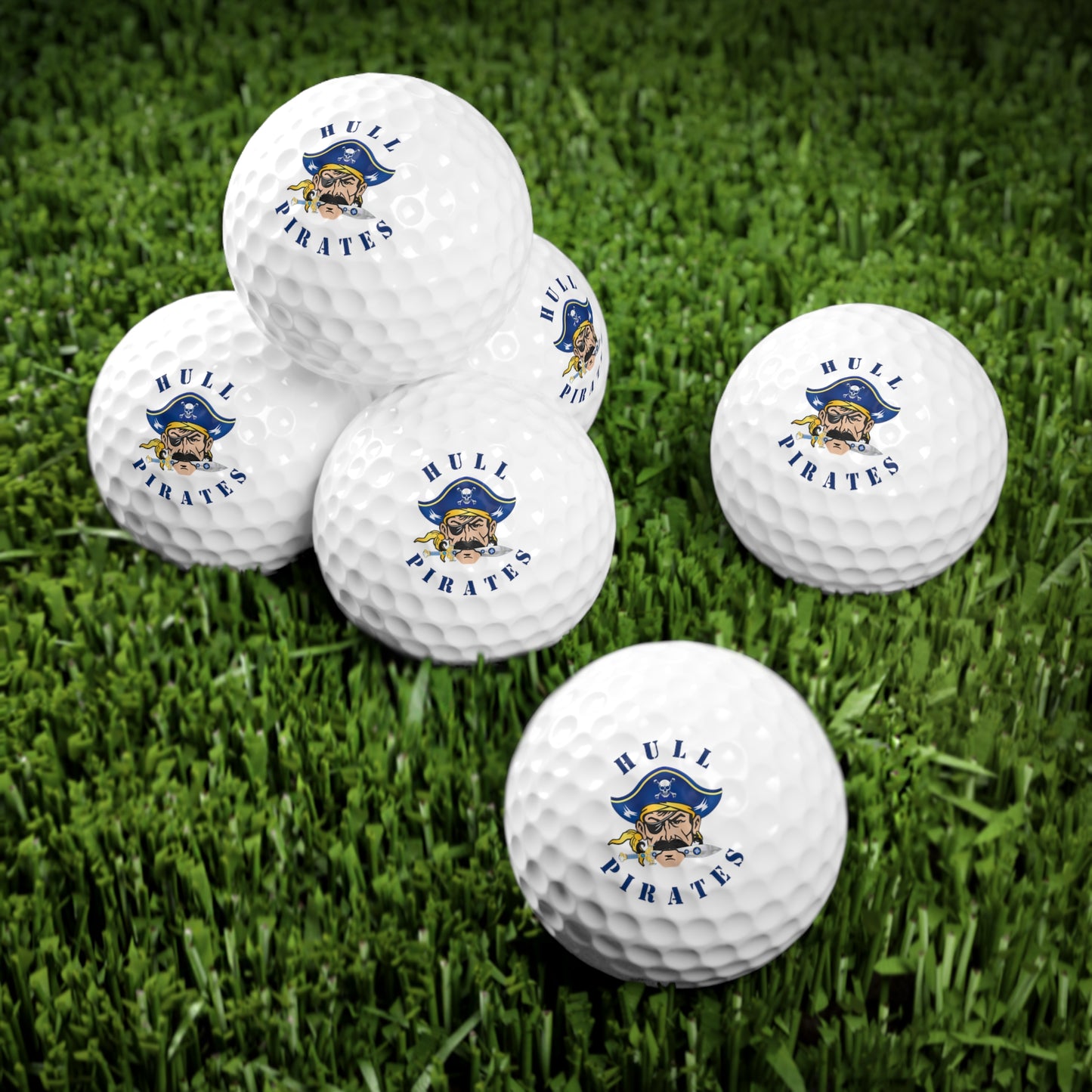Hull Pirates, Golf Balls - Set of 6