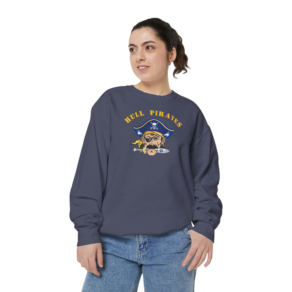Hull Pirates - Adult Garment Dyed Sweatshirt - Comfort Colors Brand