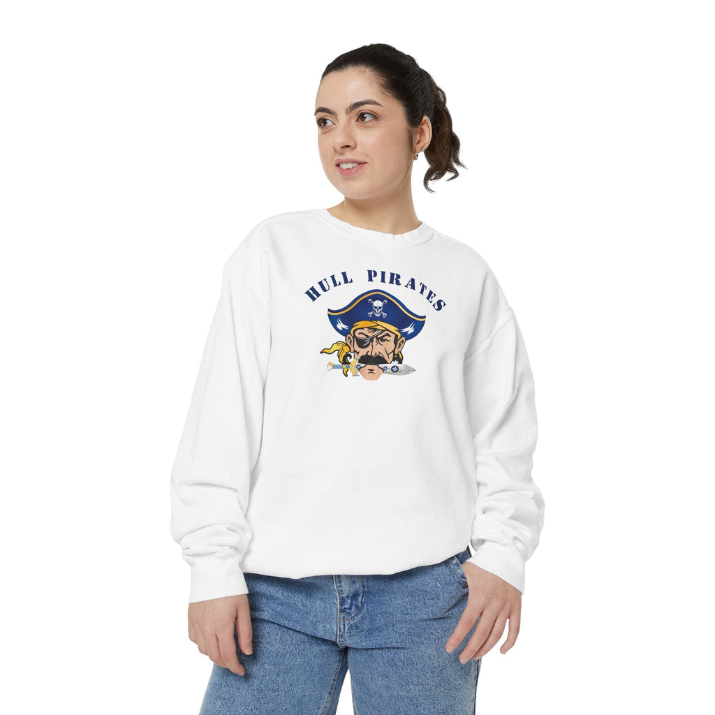 Hull Pirates - Adult Garment Dyed Sweatshirt - Comfort Colors Brand