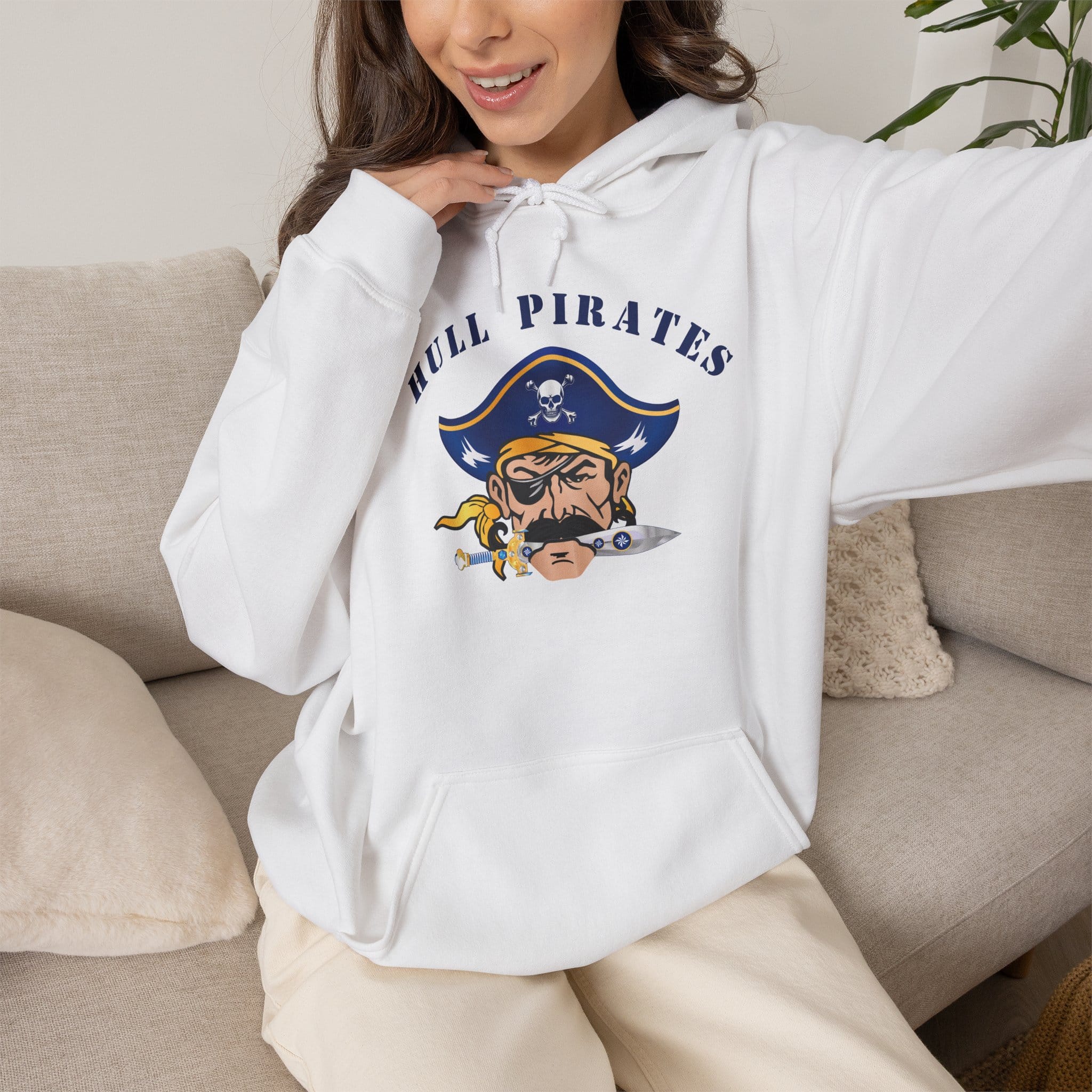 Hull Pirates - Adult Fleece Pullover Hoodie