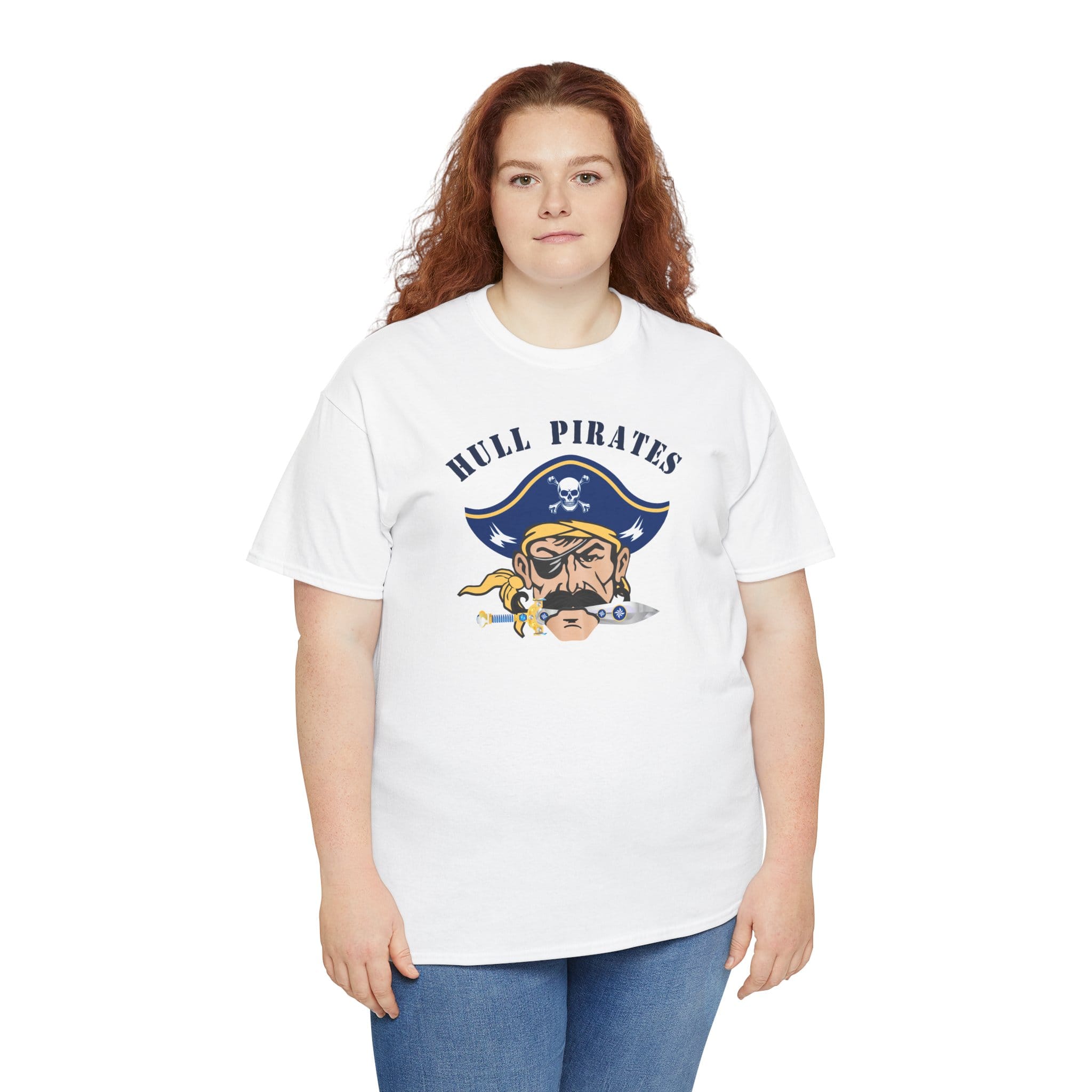 Hull Pirates - Adult Cotton T-Shirt, Optional Name/Number Personalization