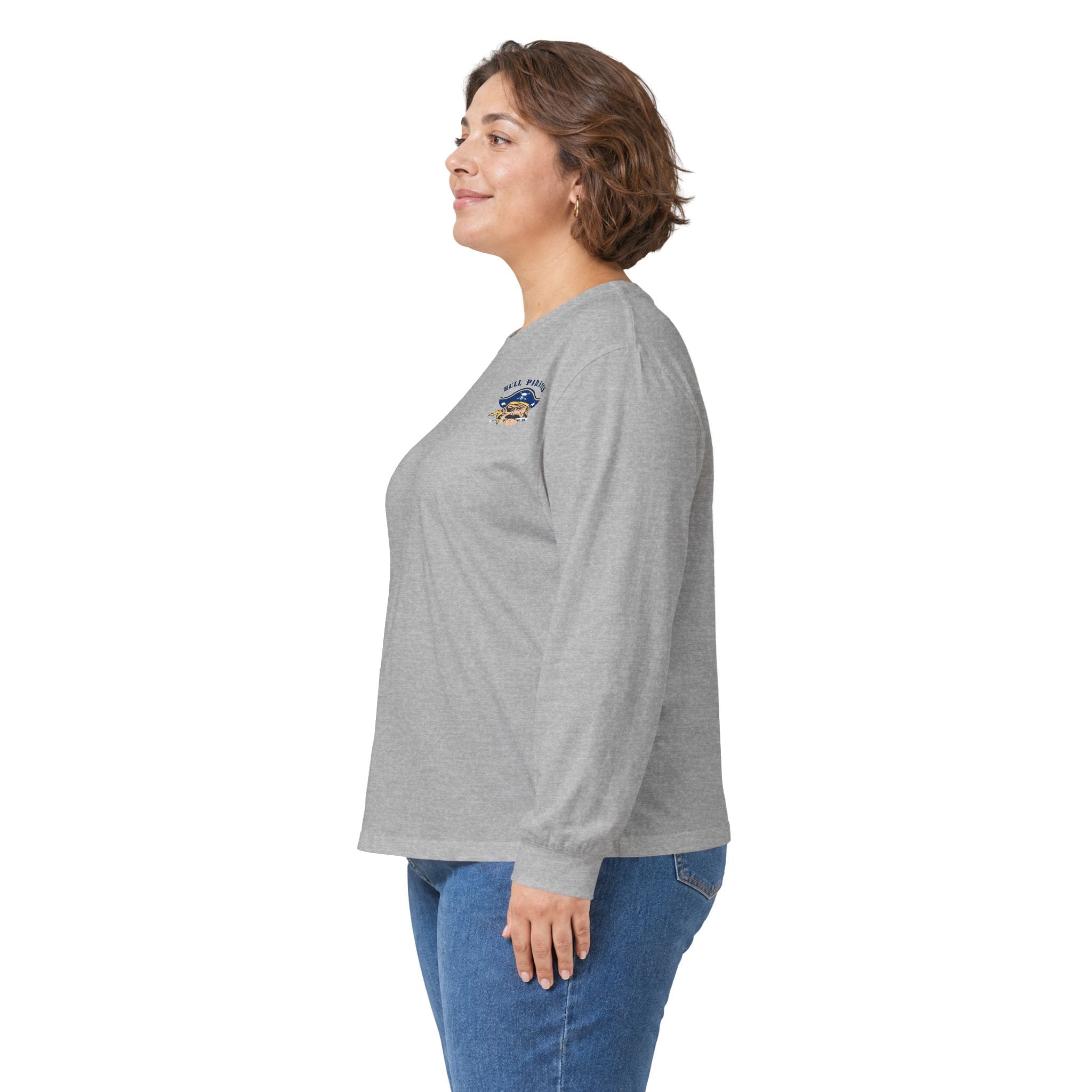 Hull Pirates - Adult Cotton Long Sleeve T-Shirt