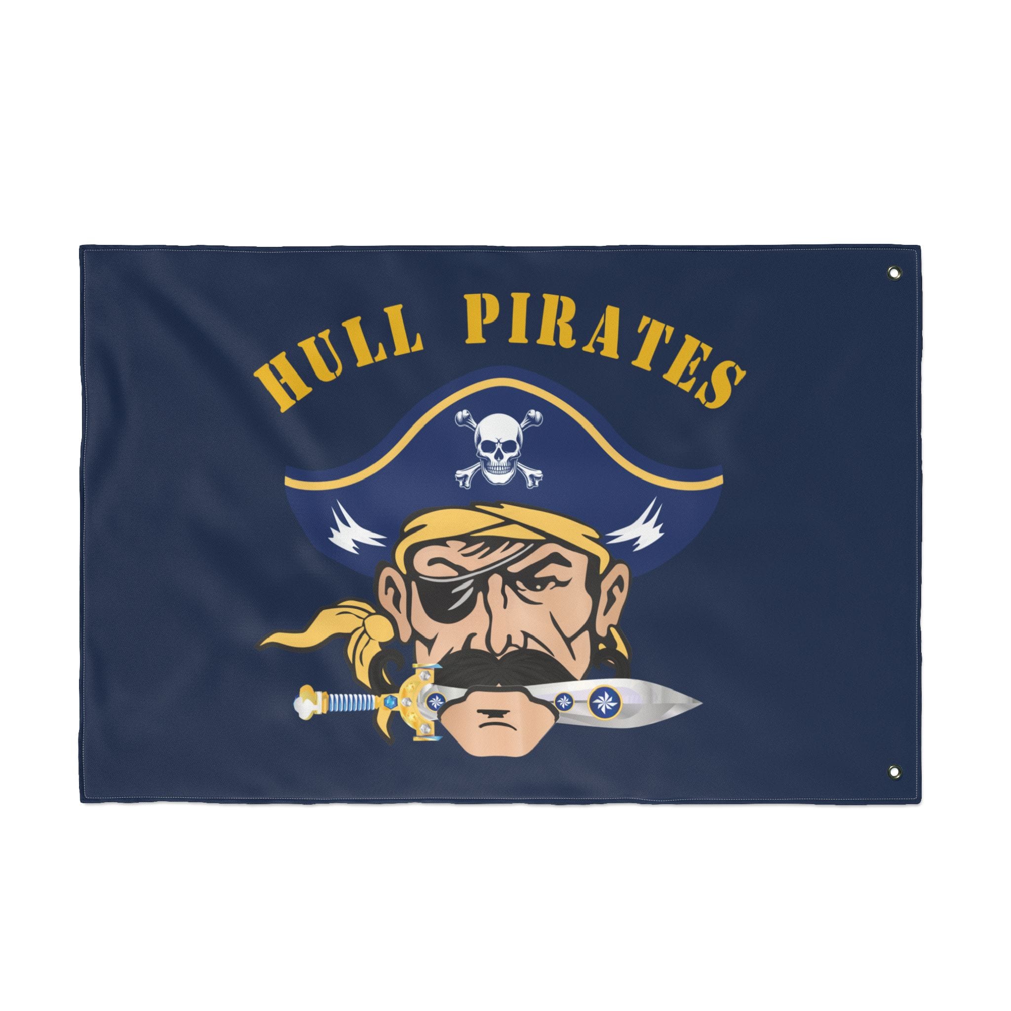 Hull Pirates Double-Sided Outdoor Flag