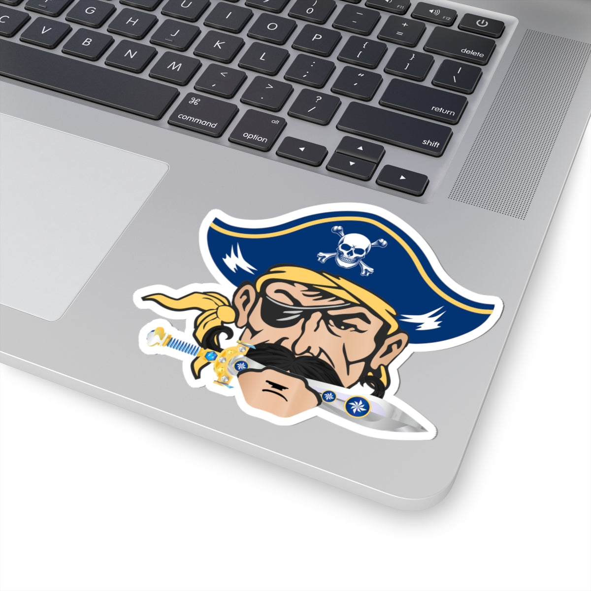 Hull Pirate - Kiss-Cut Sticker Decal for Laptops, Water Bottles & Gear