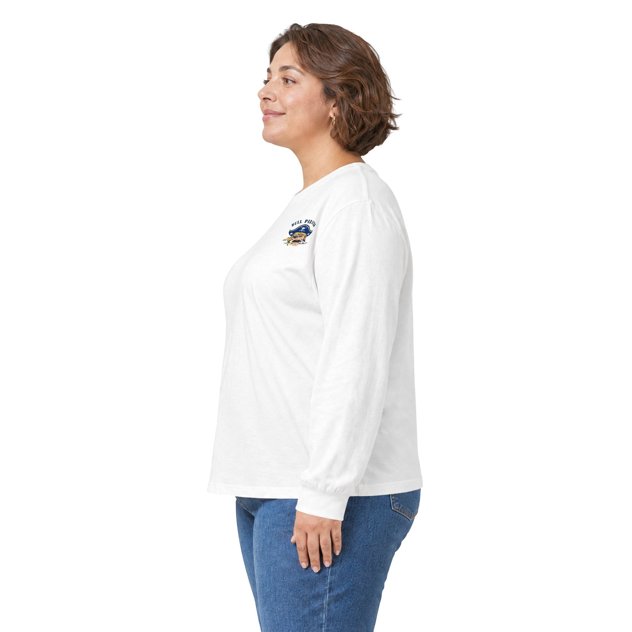 Hull Pirates - Adult Cotton Long Sleeve T-Shirt