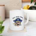 Hull High School - Hull Pirates, Ceramic Coffee Mug