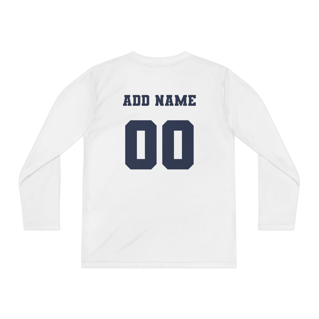 Hull Pirates - Kids Performance Long Sleeve T-Shirt, Name/Number Personalization