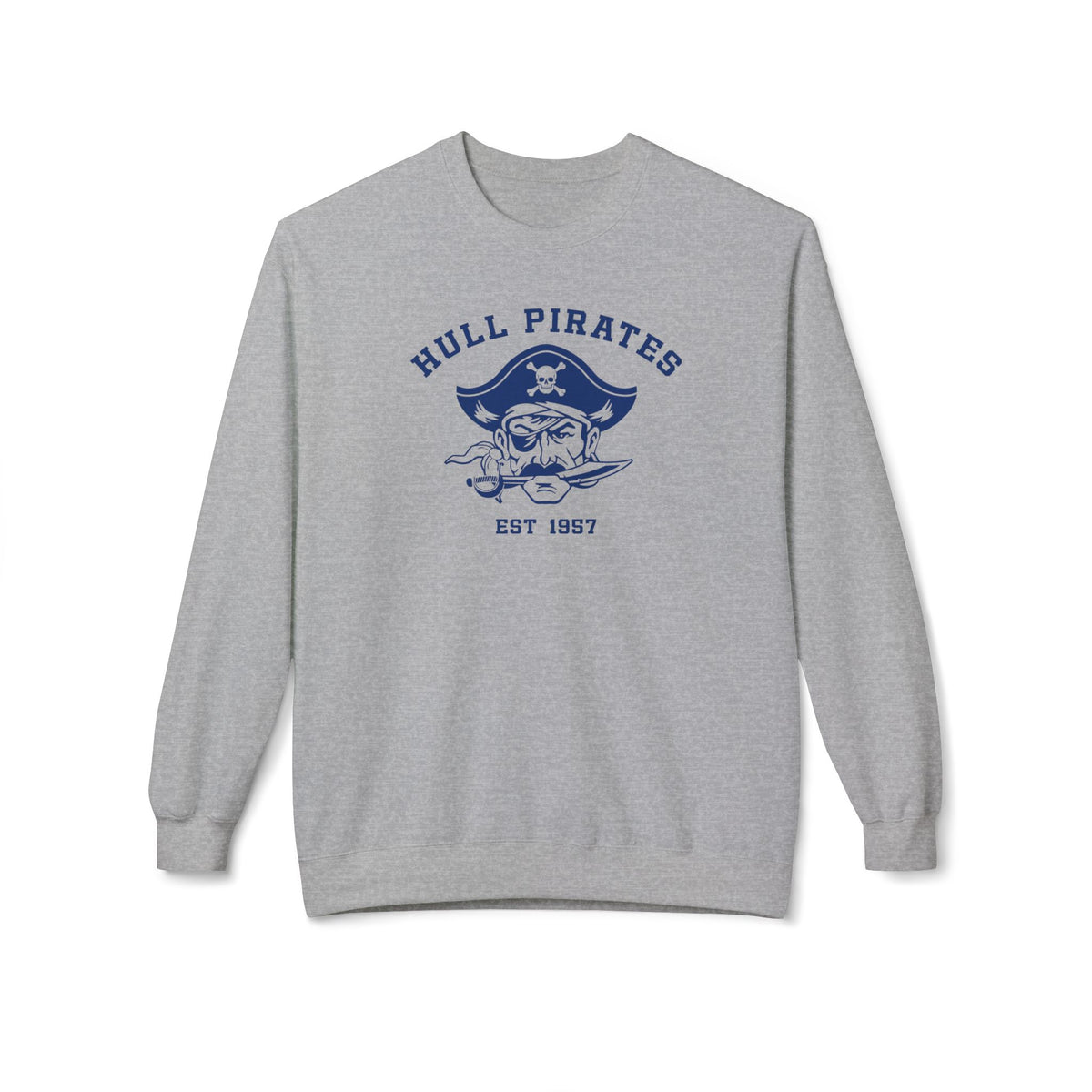 Vintage Hull Pirates - Adult Fleece Crewneck Sweatshirt