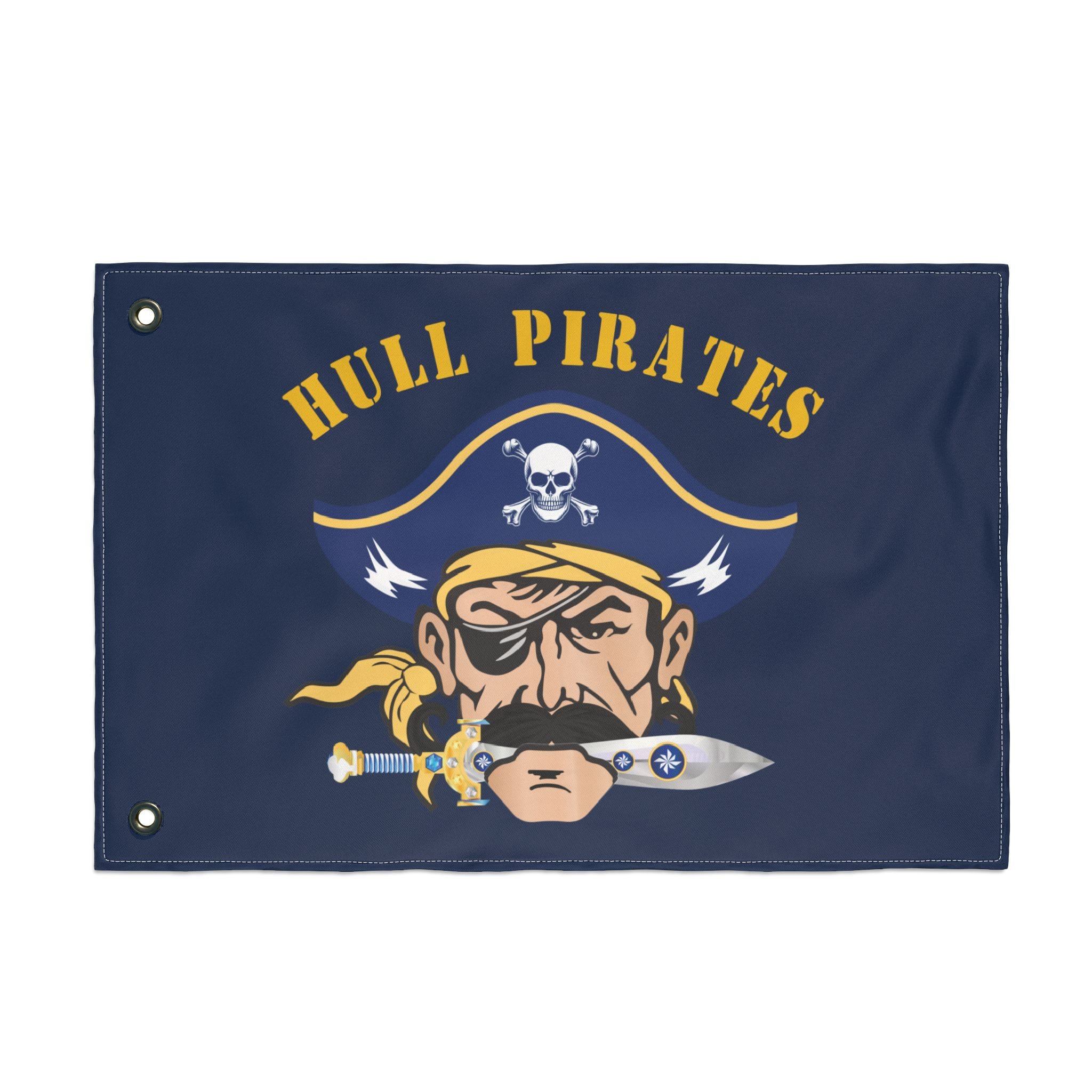 Hull Pirates Double-Sided Outdoor Flag