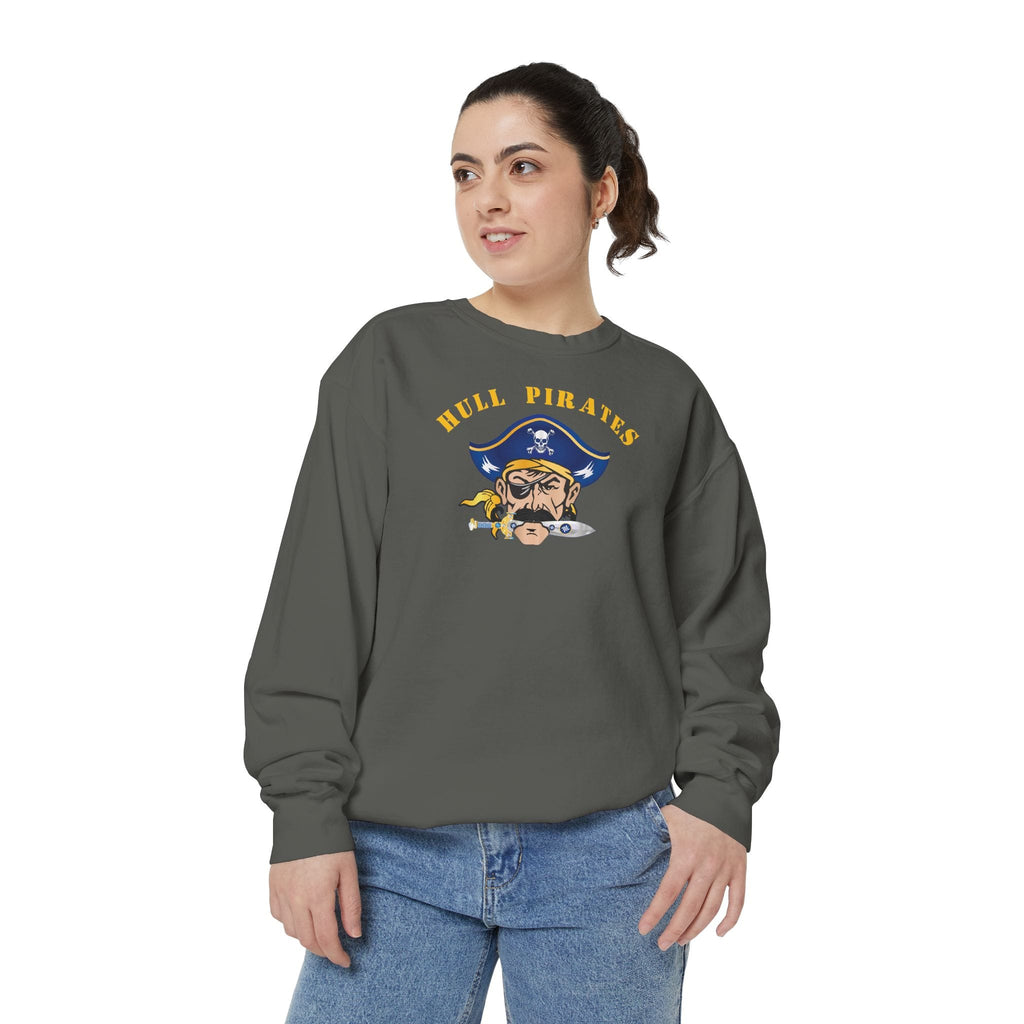 Hull Pirates - Adult Garment Dyed Sweatshirt - Comfort Colors Brand