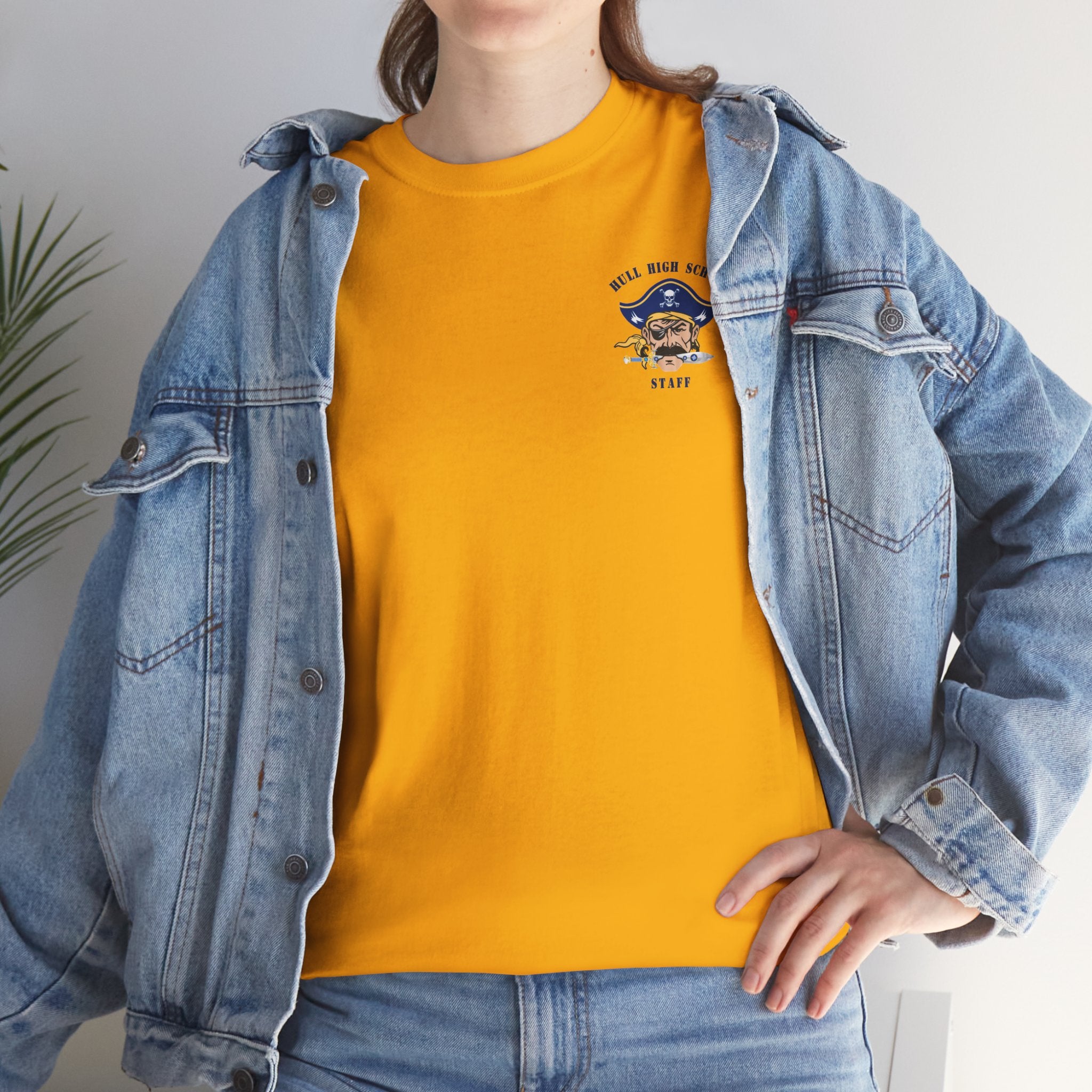 Hull High School - Hull Pirates - Adult Cotton T-Shirt