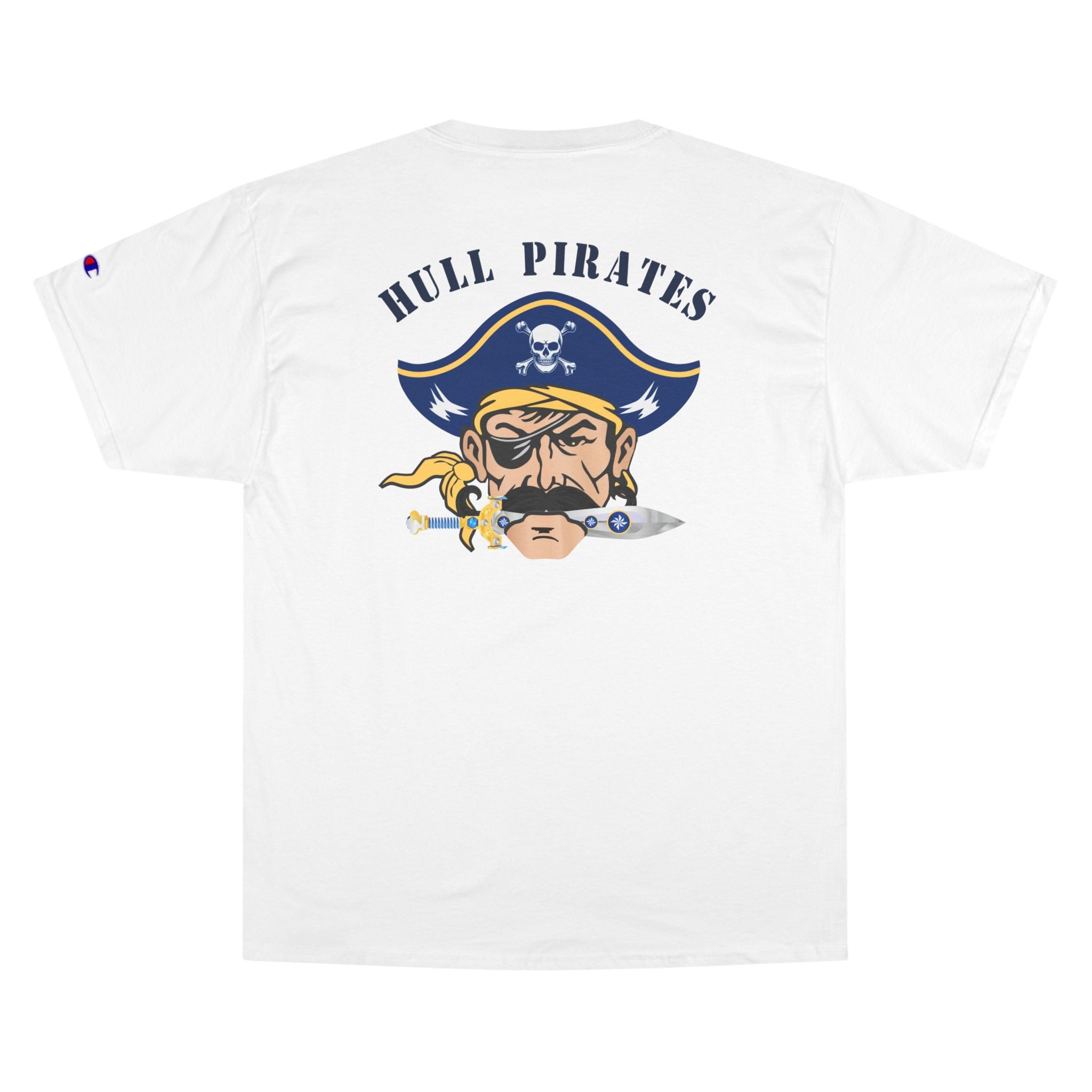 Hull High School - Hull Pirates – Champion Adult Cotton T‑Shirt