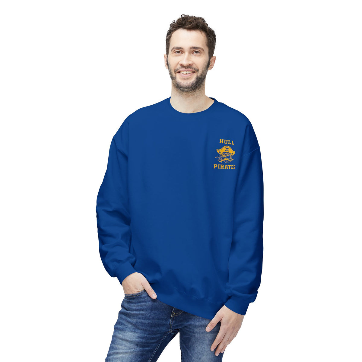 Vintage Hull Pirates - Adult Crewneck Sweatshirt, Name/Number Personalization