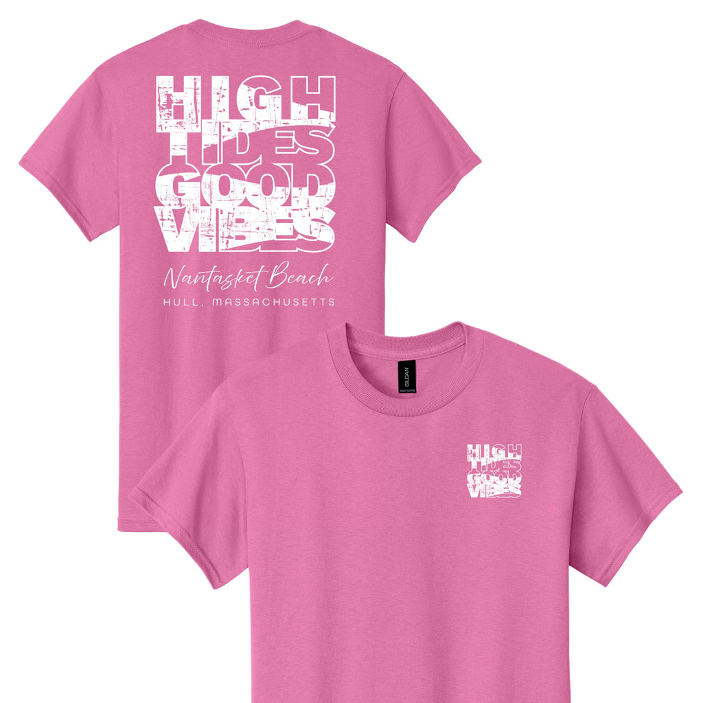 High Tides Good Vibes Tee – Adult Cotton Tee
