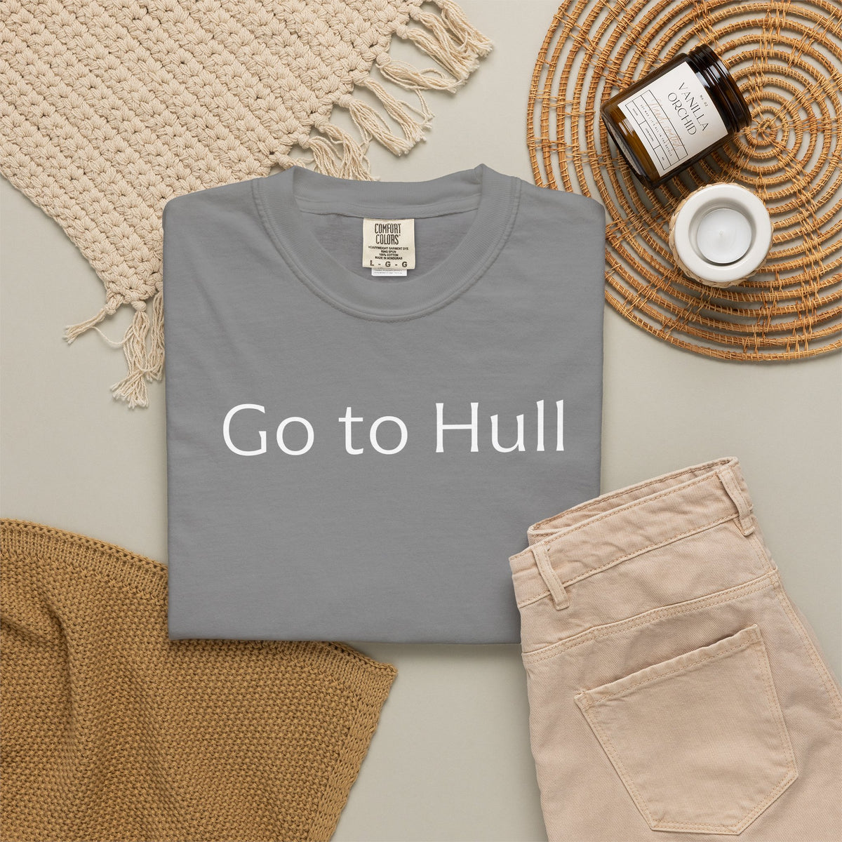 Go to Hull - Comfort Colors Brand Unisex T-Shirt