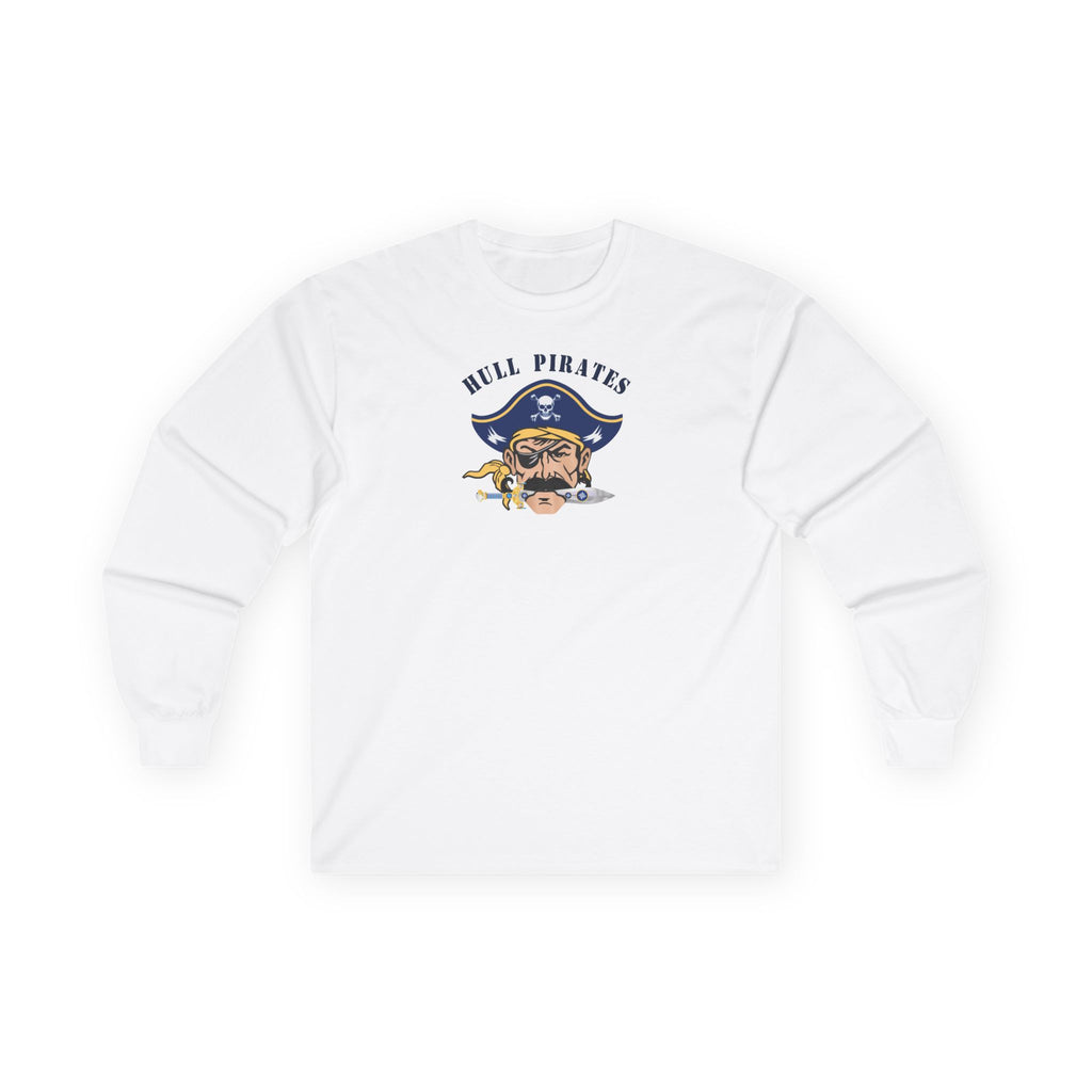 Hull Pirates - Adult Cotton Long Sleeve T-Shirt