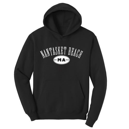 Nantasket Beach Heritage Design – Kids Fleece Hoodie - Hull, MA