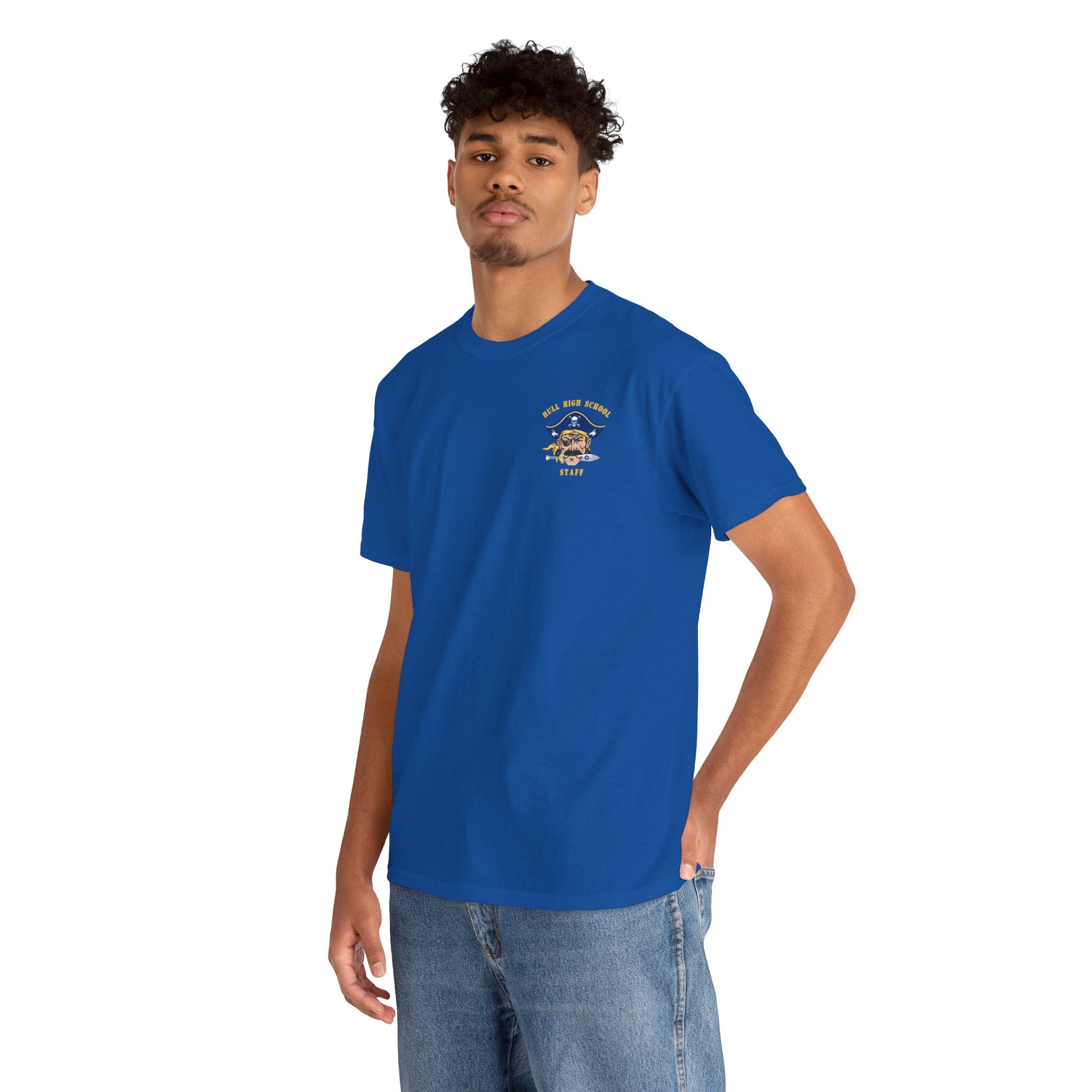 Hull High School - Hull Pirates - Adult Cotton T-Shirt