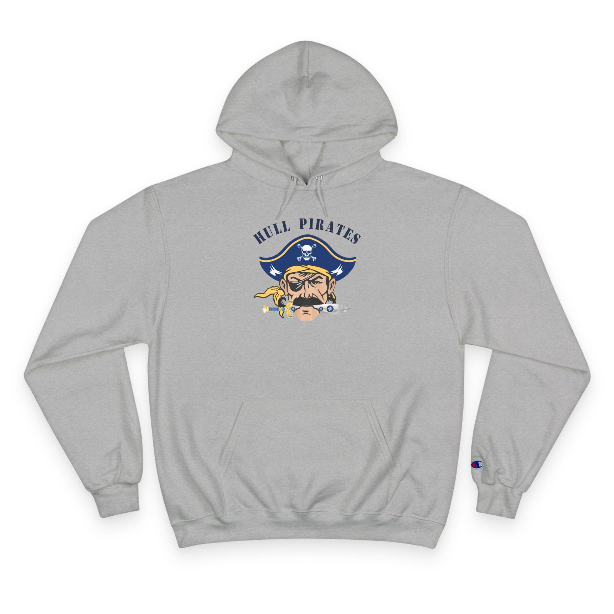 Hull Pirates - Champion Adult Fleece Pullover Hoodie, Name/Number Personalization