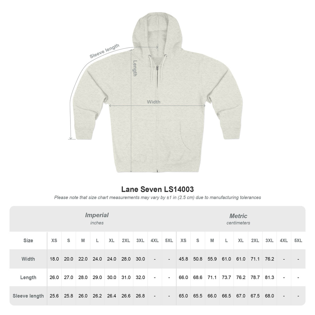 Hull Pirates - Adult Full Zip Hoodie