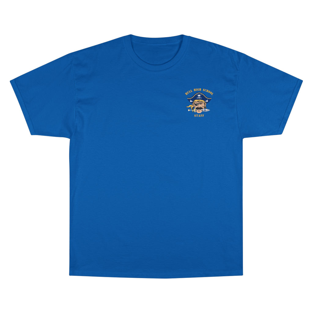 Hull High School - Hull Pirates – Champion Adult Cotton T‑Shirt