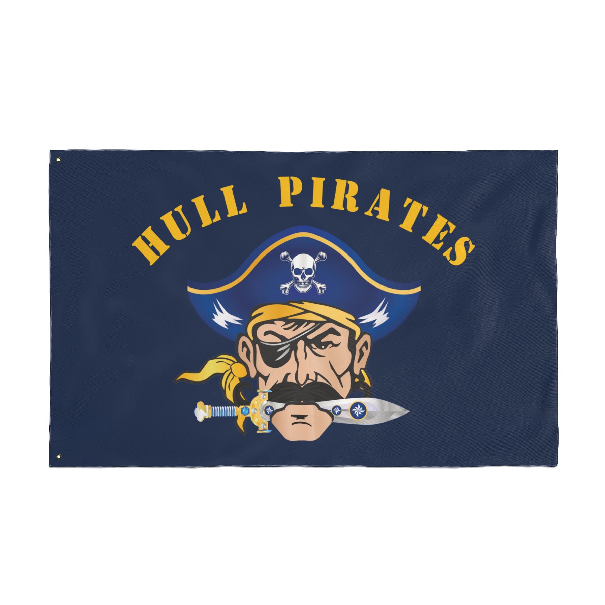 Hull Pirates Double-Sided Team Flag