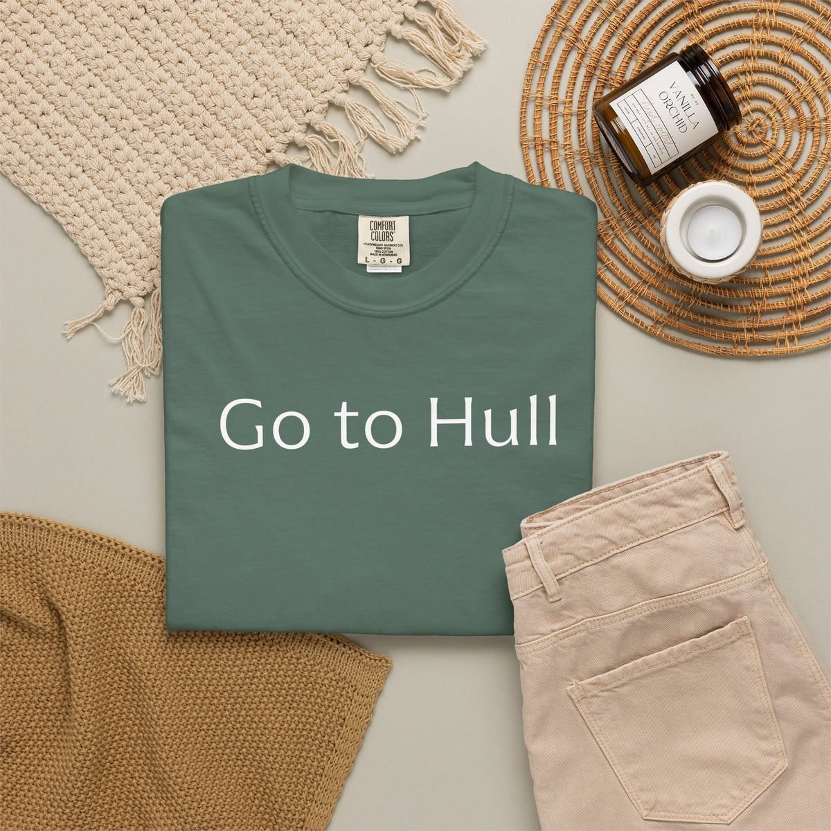 Go to Hull - Comfort Colors Brand Unisex T-Shirt