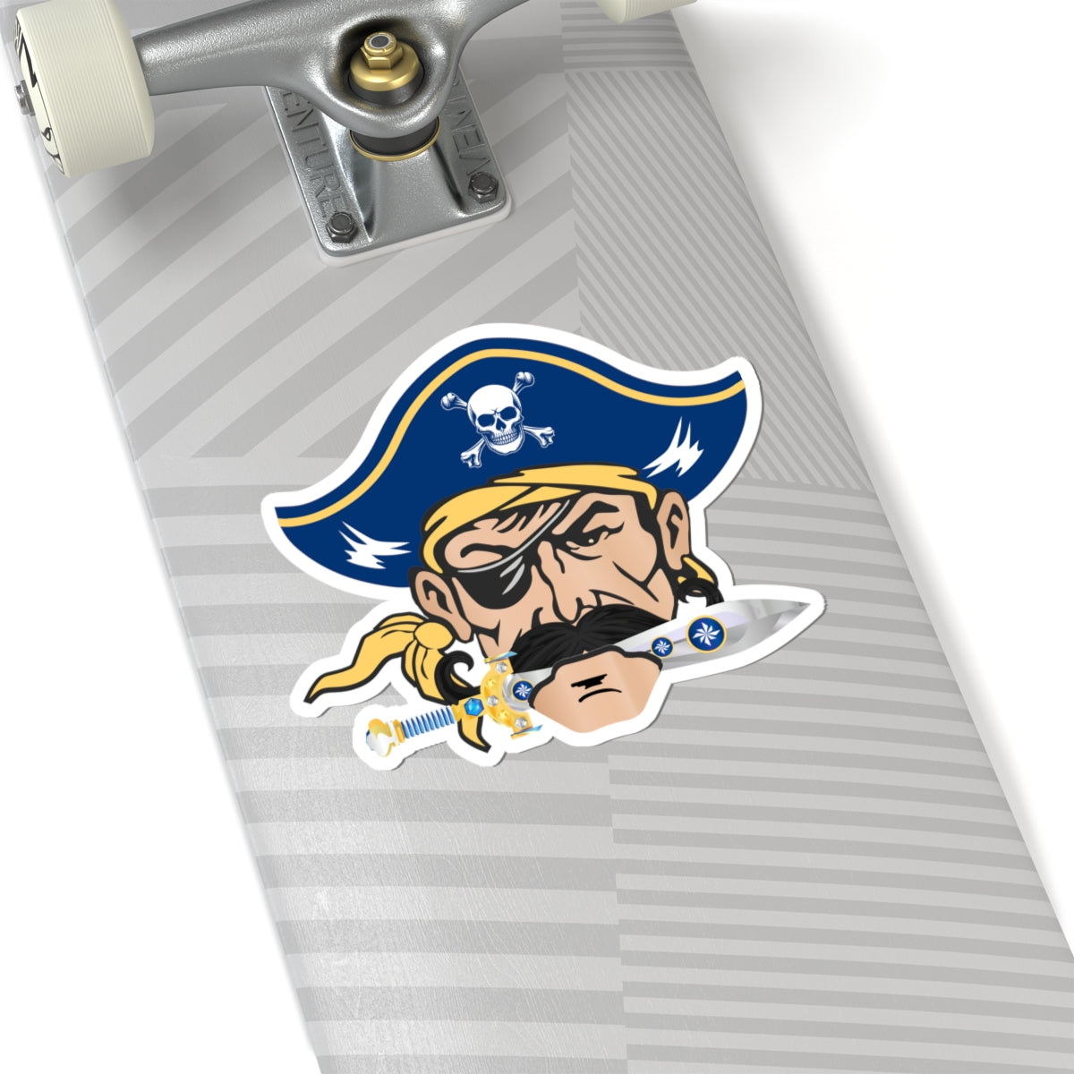 Hull Pirate - Kiss-Cut Sticker Decal for Laptops, Water Bottles & Gear