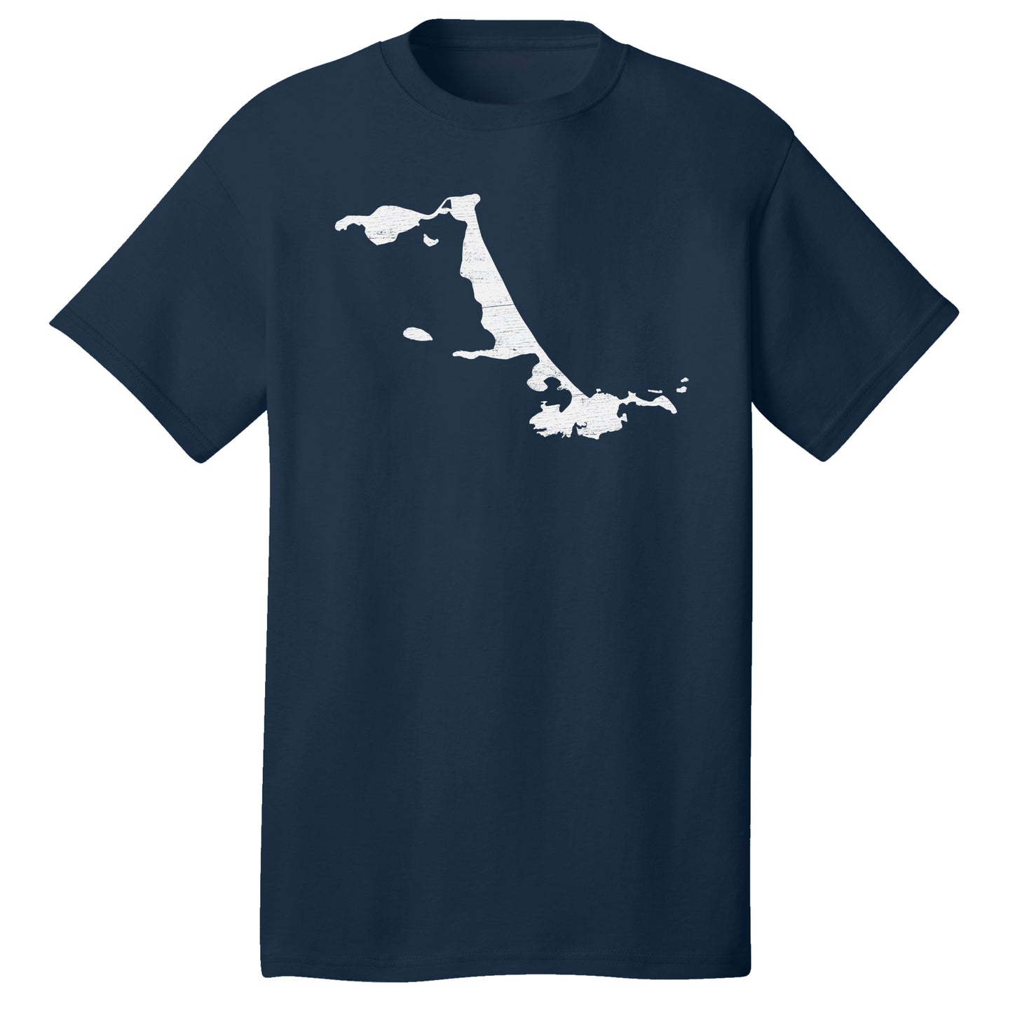 Hull, Massachusetts Map – Adult Cotton T-Shirt - Hull, MA