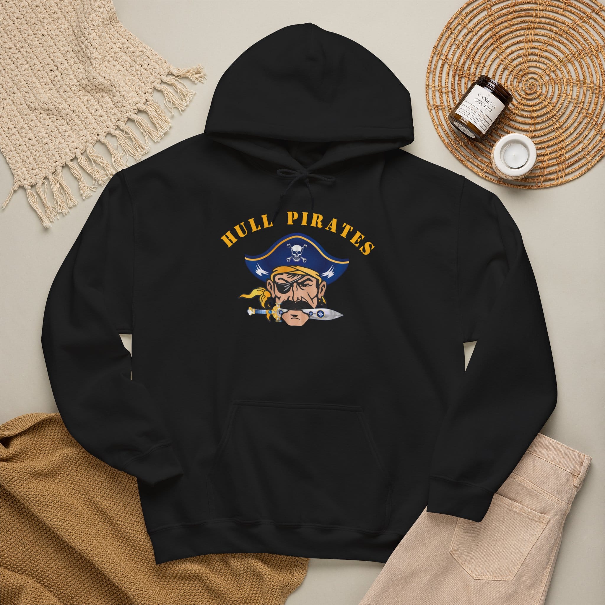 Hull Pirates - Adult Fleece Pullover Hoodie