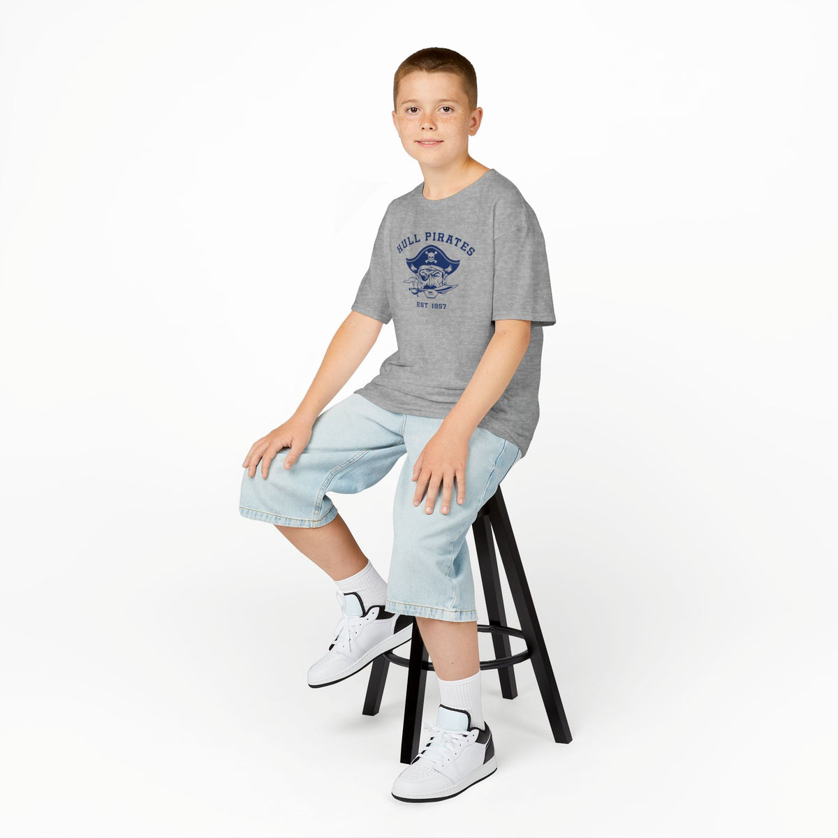 Vintage Hull Pirates - Kids Cotton T‑Shirt